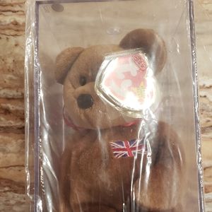 Ty Beanie Baby - BRITANNIA the Bear MINT with MINT TAGS.